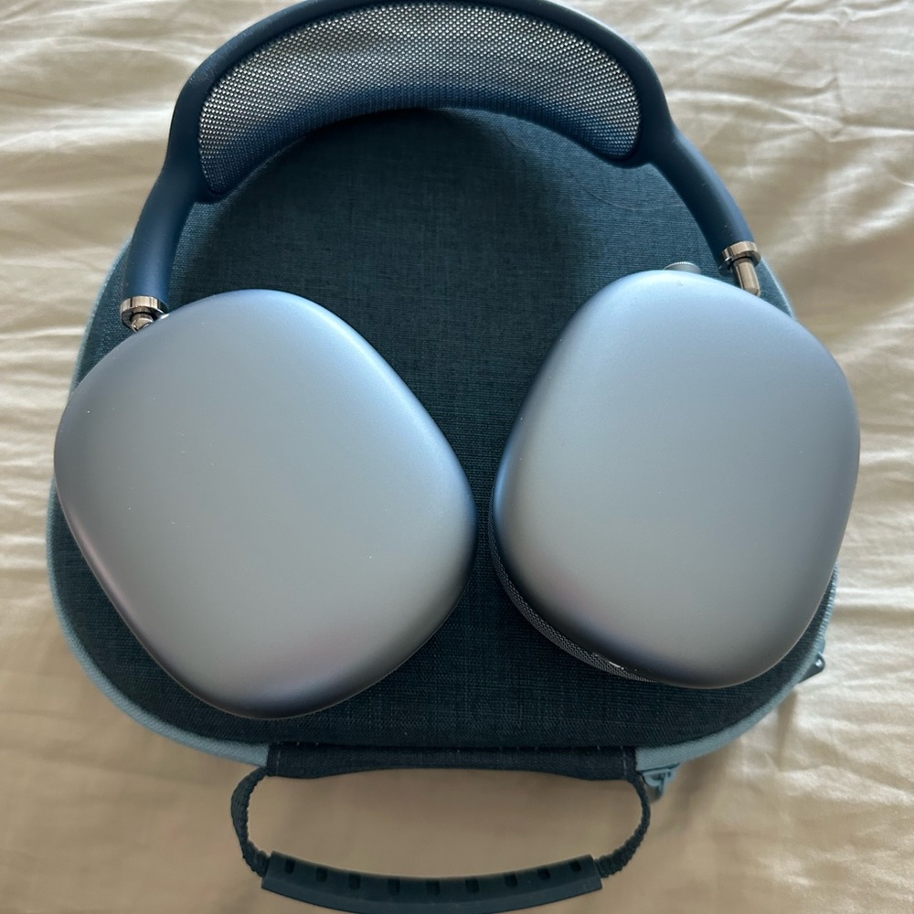 Apple Over-Ear Headphones - Blue and Silver